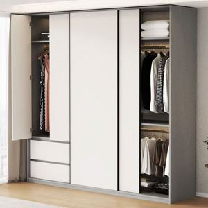 Ropa de madera personalizable para el hogar, oficina, dormitorio, PVC, armarios de madera personalizables - Product Image 3