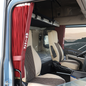Cortinas de Lujo Bordadas en Gamuza para Ventanas de Camiones Sitrak/Howo/DAF/VOLVO/SCANIA/MAN TGA TGX/ACTROS - Product Image 2