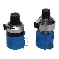 Potentiomètre à fil bobiné de précision 10 tours 3590S avec axe en acier inoxydable