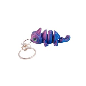 Novedad 2026: Llavero de lagarto 3D adorable con ojos simulados, colgante para bolso, juguete decorativo sin empaque - Product Image 5