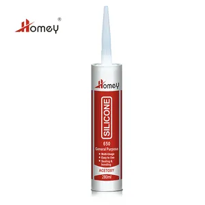 Homey 650 Good quality waterproof G1000 Silicone Sealant quick drying silicone sealant