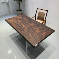 Table à manger en bois massif naturel de haute qualité, noyer noir d'Amérique du Nord, style européen, mobilier moderne pour la maison, personnalisable