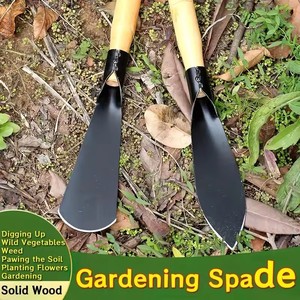 2 paletas de metal para jardín, palas manuales para excavar, trasplantar, plantar y desmalezar - Product Image 5