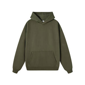 OEM personalizable Streetwear Hombres 345GSM Sudadera con capucha de algodón de poliéster de peso pesado en blanco con capucha para los hombres - Product Image 3