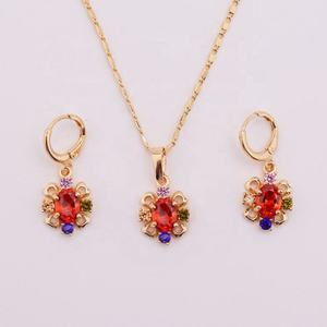 Signature Collection Top Selling 18K Gold Plated Jewelry Set Signature 2026 Design Necklace & Earrings NonTarnish Copper Alloy - Product Image 5