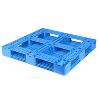 Palettes en plastique robustes 48x40 pour la logistique industrielle, palettes empilables en HDPE Euro, palettes renforcées 1200x1100, palettes à double face