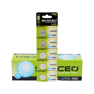 Cuanen <span class=keywords><strong>3.0V</strong></span> CR1632 Lithium di động nút CR1632 Pin cho đồng hồ điều khiển từ xa chìa khóa xe - Product Image 2
