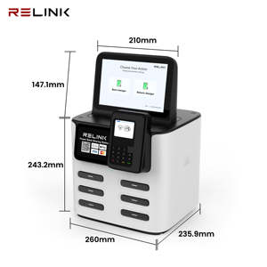 Station de location de banque d'alimentation NFC à 6 emplacements Relink | Nouveau produit 2025 | Retour intelligent NFC de location de téléphone à batterie zéro | Prise en charge extérieure - Product Image 3