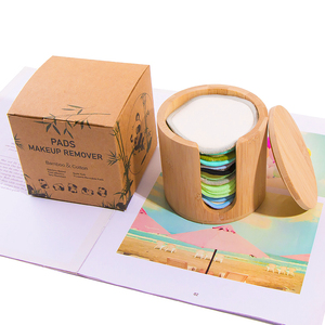 Emballages démaquillants 70% en chanvre, tampons de maquillage réutilisables, 30% coton, pour les hommes et les femmes - Product Image 1