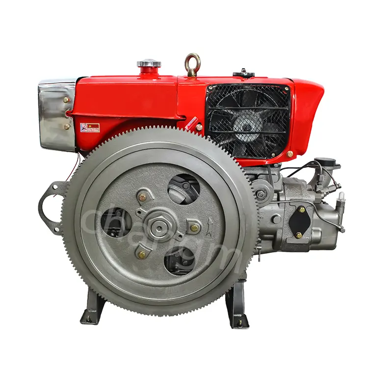 ZS1100 15hp machinery engines With radiator 15hp motocultor diesel ZS1100M marine Single cylinder diesel engine