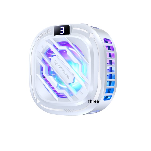 2026 New Semiconductor Magnetic Radiator RGB Lamp Effect Digital Cooling Mobile Phone Cooling
