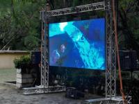 Poutre suspendue extérieure de 5m x 3m P3.91 affichage de location d'écran LED pour DJ Concerts et scène de film vidéo LED vidéo LED de film extérieur