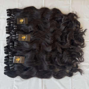 Indian Temple Raw Mink Curly Remy Hair Bundles Non Traités HD Closure avec Loose Deep Natural et Super Wave Styles - Product Image 1