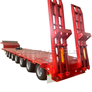 <span class=keywords><strong>Transport</strong></span> Mini Excavateur Remorques <span class=keywords><strong>Utilitaire</strong></span> 7 Essieux Bas Lit Semi Remorque - Product Image 1