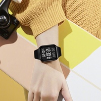 Jam Tangan Astronot Fashion 1089 Baru Tahan Air Jam Tangan LED Alarm untuk Pelajar Unisex