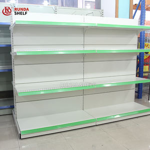 כבד פלדה חד צדדי סופרמרקט מתלה פלדה מכולת חנות מדפים מידות לגונדולה ברזל - Product Image 6