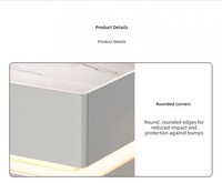 Table basse mini design moderne avec lumière LED, recharge sans fil, tiroir de refroidissement, meuble intelligent pour la maison, réfrigérateur de chevet