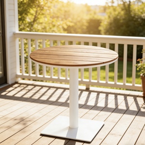 Chaise <span class=keywords><strong>de</strong></span> <span class=keywords><strong>jardin</strong></span> en plastique, bois <span class=keywords><strong>et</strong></span> métal pour 4 personnes avec table, chaise <span class=keywords><strong>de</strong></span> salle à manger pour patio, ensembles <span class=keywords><strong>de</strong></span> <span class=keywords><strong>jardin</strong></span> imperméables pour l'extérieur <span class=keywords><strong>et</strong></span> l'intérieur - Product Image 3