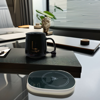 KZR vente en gros tasse électrique à contrôle de température intelligent offre directe coffret cadeau tasse à café en céramique mate à 55 degrés