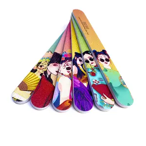 Wholesale Custom Double Side Nail Files 120/180/240/320 Washable Nail Care