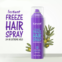 Spray coiffant gel pour hommes et femmes, marque privée, contrôle 24 heures sur 24, forte tenue, 2023