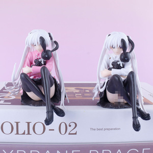 Figura de Anime 2D de PVC Yosuga No <span class=keywords><strong>Sora</strong></span>, Chica Abrazando un Oso Sentada, Decoración para Coche, Pastel, Japón, Maternidad - Product Image 3