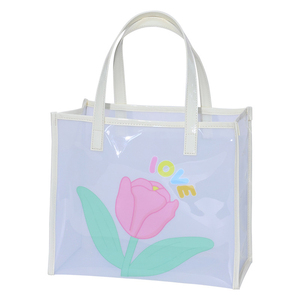 PVC transparent large capacity travel storage tote bag Women's shoulder bag