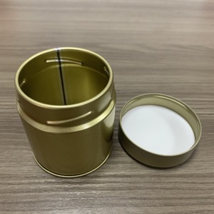 Nhà Máy Bán buôn 60*68 mét màu vàng tinplate vít cap cấp thực phẩm <span class=keywords><strong>tin</strong></span> có thể cho 40 gam-50 gam Matcha bột Kẹo & đường bao bì - Product Image 3