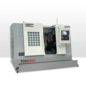 Hot Selling Three-Axis CNC Metal Lathes With Tapping And Milling Functions For Turning And Milling TCK600Y