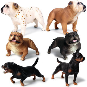 Juguetes de animales en miniatura y sólidos para niños, simulan Corgis, Shiba Inus, Huskies, Golden Retrievers, Bulldogs, Doberman y Labradores - Product Image 2