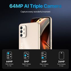 NUEVO <span class=keywords><strong>UMIDIGI</strong></span> <span class=keywords><strong>A13</strong></span> <span class=keywords><strong>Pro</strong></span> <span class=keywords><strong>Max</strong></span> 12GB+256GB 6.8 Pulgadas 5150mAh Teléfonos Móviles 5G Android 13 Smartphones - Product Image 4
