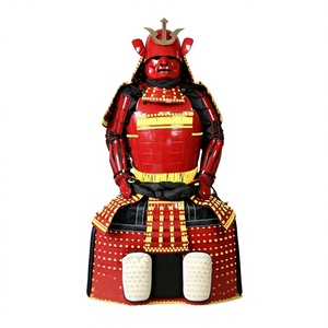 Set Completo di Armatura Samurai <span class=keywords><strong>Giapponese</strong></span> in Ferro, Grande Ornamento Decorativo da Pavimento per Collezionisti - Product Image 1