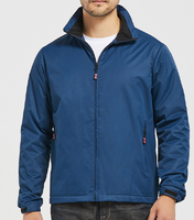Chaqueta Softshell de invierno informal OEM para hombre, impermeable, con cierre de cremallera, tejido transpirable