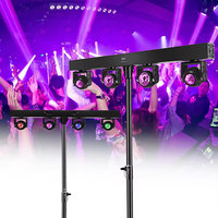 Luces Móviles LED RGBW de Doble Cara en Oferta para Barra T, DJ Wash, Bola Mágica, Activadas por Sonido, DMX512