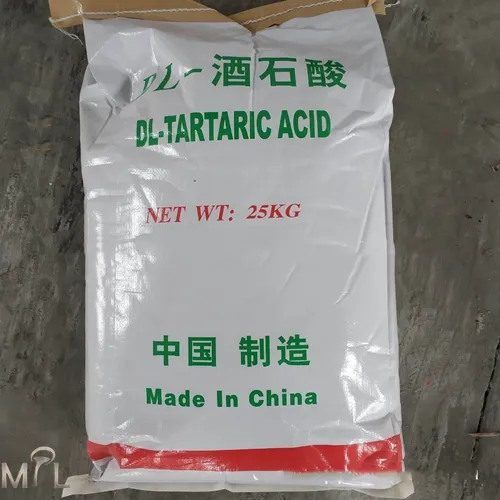 Di qualità industriale/polvere di acido L-tartarico per uso alimentare/acido DL-tartarico anidro cas 526-83-0