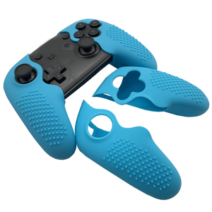 Nintendo anahtarı <span class=keywords><strong>Pro</strong></span> denetleyici kapak için silikon kılıf cilt yumuşak koruyucu kapak kauçuk cilt kavrama kılıf - Product Image 1