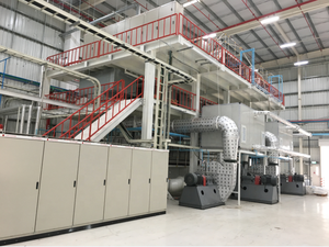 Mesin Nonwoven Spun-melar <span class=keywords><strong>Line</strong></span> Spun pp pabrik kain Nonwoven terikat dengan sertifikasi CE - Product Image 4