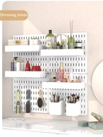 Étagère murale décorative à motifs, petite et très vendue, panneau perforé multifonctionnel pour cuisine et salle de bain, durable