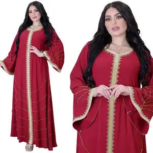 Abaya Dubai Turkey Muslim Dress Abayas Women African India Maxi Dresses Islam Caftan Moroccan Kaftan Robe
