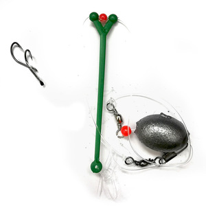 OEM Balance Fishing Rig Leader Line Group avec hameçon à manches pivotantes Double crochet pour la pêche - Product Image 2