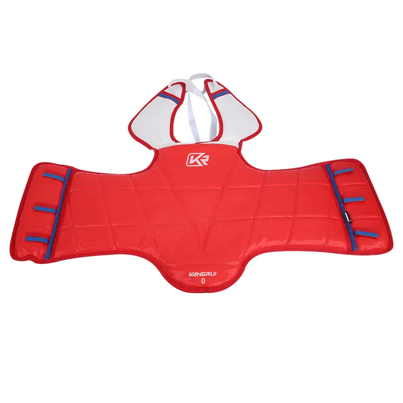 Factory Wholesale High Quality Taekwondo Chest Guards Lacing Type Taekwondo Body Protector Gear Martial Arts Customized Carton