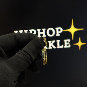 Collar Personalizado de Plata de Ley 925 con Colgante de Letra Burbuja con Moissanita VVS, Chapado en Oro de 18K, Estilo Hip Hop - Product Image 5