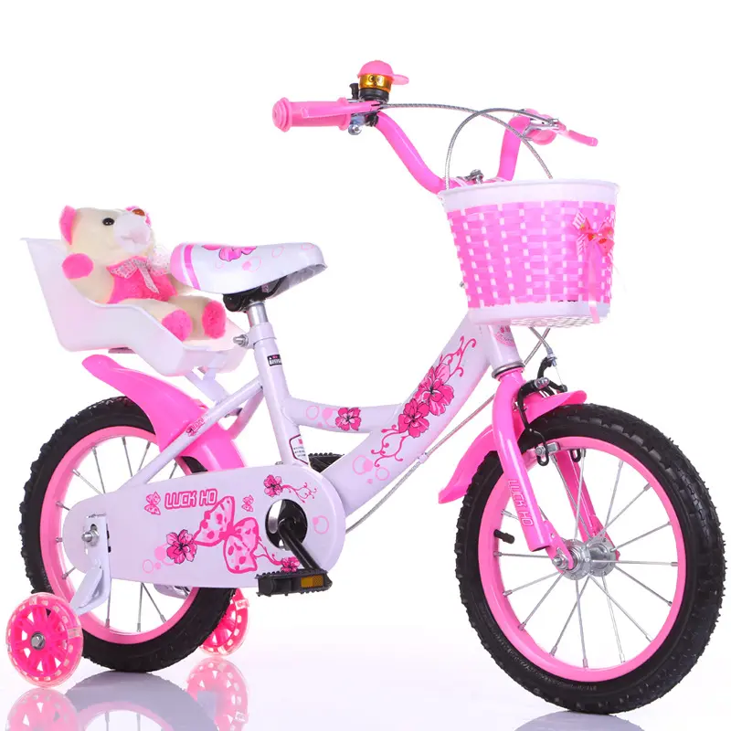 18inch girls kids toys bike children small bicycle cycle with doll seat front bakest rear bottle for 7 8 9 10 years old child