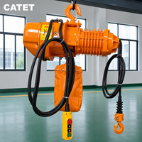 Palans à chaîne robustes certifiés CCC CE, capacité de levage de 1 tonne, hauteur de levage de 9 m, pour les tâches de levage en usine, palan électrique