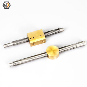 3/<span class=keywords><strong>8</strong></span>-12 1/4 5/<span class=keywords><strong>8</strong></span> 7/<span class=keywords><strong>8</strong></span> Acme plomb vis à billes <span class=keywords><strong>tige</strong></span> <span class=keywords><strong>filetée</strong></span> trapézoïdale laiton Bronze écrou pour machines entraînements à glissière - Product Image 1