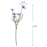 Kunstmatige madeliefjesbloemen, hoogwaardig realistisch, voor woonkamer, eettafel, huisdecoratie, bruiloft, feest, fotografie-accessoires
