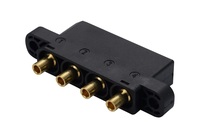 Connecteur d'alimentation/câblage industriel 6 mm à 4 broches, mâle/femelle, anti-erreur, codé, anti-malconnexion, PC 500 V, cuivre argenté