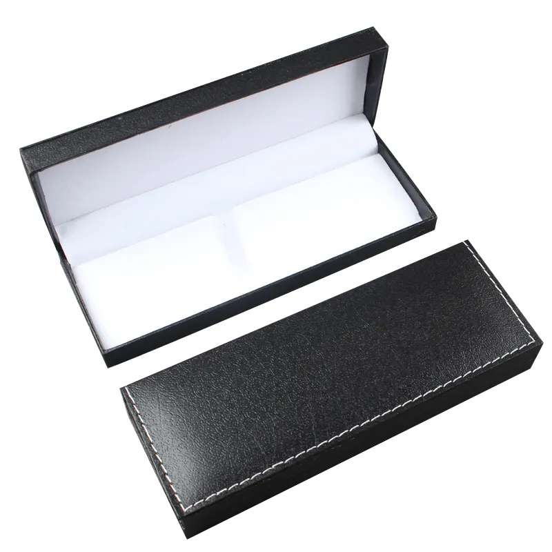 제조업체 도매 블랙 플립 펜 케이스 맞춤형 로고 펜 선물 상자 비즈니스 선물 상자 직사각형 펜 포장 상자
