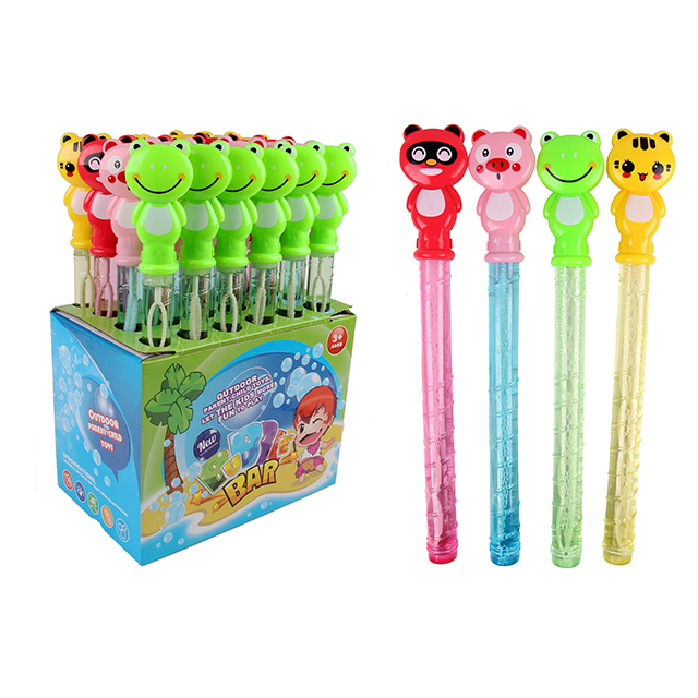 Оптовая продажа, пузырьковая палочка 38 см, мультяшная летняя пузырьковая игрушка для игр на открытом воздухе для детей