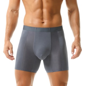 YiQun Ingrosso Boxer da Uomo <span class=keywords><strong>in</strong></span> Seta Ghiaccio Leggeri e Traspiranti con Logo Personalizzato, Colorati - Product Image 2